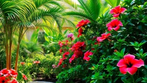 tropical outdoor plants
