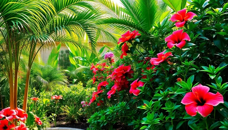 tropical outdoor plants